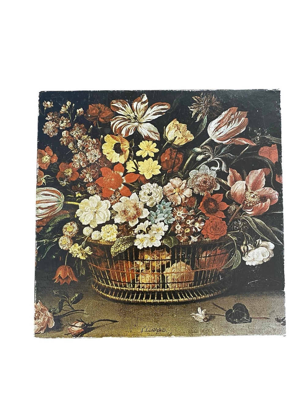 Vintage 1971 Springbok jigsaw puzzle Bouquet of Flowers artist Jacques Linard